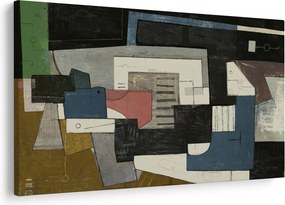 Kép - absztrakció, kubizmus (90x60 cm)