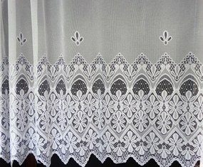 Mg Irigység jacquard 3088 Fehér 60cm magas 370x60cm Kd