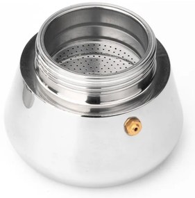 Ezüstszínű rozsdamentes acél kotyogós kávéfőző 400 ml Trevi – Leopold Vienna