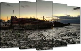 Vászonkép 100x60 Horgászcsónakok