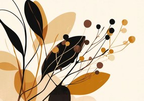 Poszter 100x70cm Őszi sziluettek