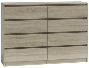 Odell M8 140 komód, 138x97x40 cm, sonoma