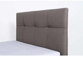 Kárpitozott tárolós ágy, matrac nélkül MARIA ONE 90x200 cm taupe