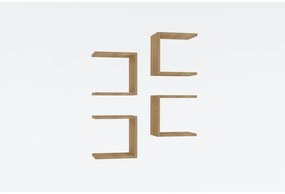Fali polc Base - Sapphire Oak