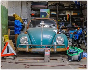 Poszterek 50x40 Garázs javítás Bogár