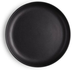 Nordic fekete agyagkerámia tányér, ø 17 cm - Eva Solo