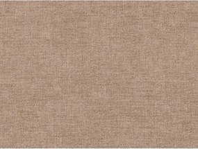 Szürkésbézs kárpitozott franciaágy ágyráccsal 160x200 cm Aveline – Micadoni