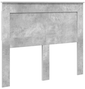 Fejtámla fejtámlával Beton Szürke 135 cm Faanyag