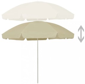 homoksárga strandnapernyő 300 cm