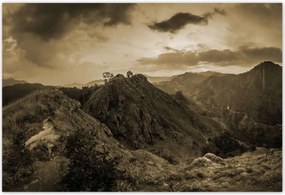 Poszterek 185x125 Barna tájkép Tájkép