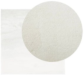 OVIEDO krémszínű rövid szálú szőnyeg 200 x 200 cm