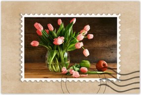 Poszterek 120x80 Piros tulipánok