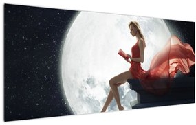 Kép - Nő a holdfényben (120x50 cm)