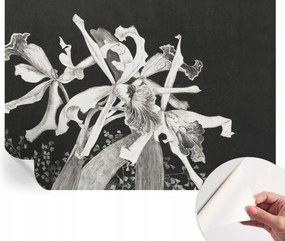 Öntapadós fali fotótapéta Hálószoba Orchidea illusztráció 208x146