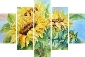 Virágzó napraforgó képe (150x105 cm)