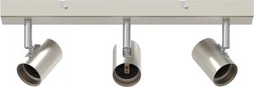 vidaXL Mennyezeti spotlámpa Nikkel 38 x 6,5 x 11,5 cm Fém
