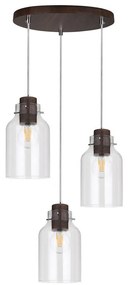 Spot-Light 1760376R - ALESSANDRO 3xE27/60W/230V függeszték kábellel