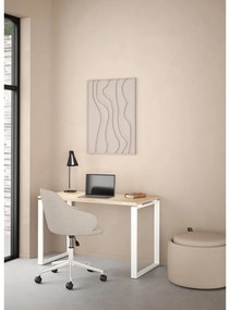 Íróasztal tölgyfa dekoros asztallappal 60x120 cm Sign – Tvilum