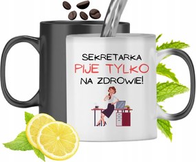 Mágikus Bögre Titkárnőnek Színváltós, fényképes nyomattal