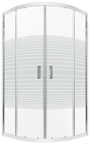 Madera 90x90x165 íves zuhanykabin tálca nélkül