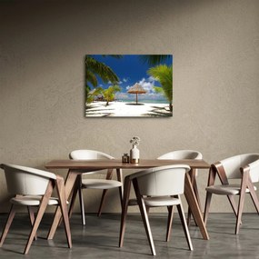 Kép - Fehér homokos strand (70x50 cm)