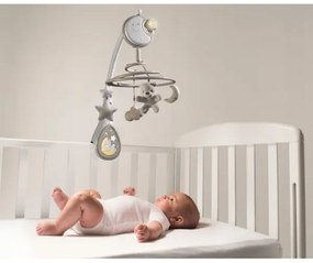 Chicco - Kiságy mobil dallammal 3in1 NEXT2DREAMS 3xAA szürke