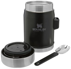 Fekete rozsdamentes acél ételtartó termosz 400 ml Legendary Classic Black – Stanley