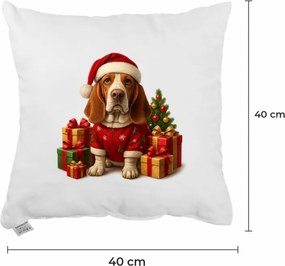 EMI Buddy karácsonyi díszpárna 40x40 cm