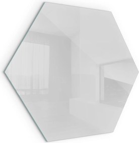 Edzett üveg fedél Dekoratív Kályha Kandalló Szín Szürke h40