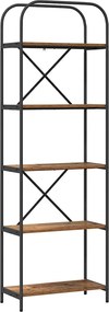 vidaXL Könyvespolc Öreg fa 60 x 30 x 183 cm Faanyag