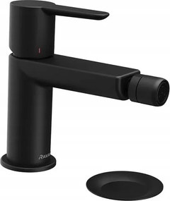 Ravak Puri bidé csaptelep C-C dugóval fekete matt Pu 055.20BL X070189