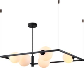 Italux modern függeszték gareth fehér fekete itxmdm-3975/5 bk