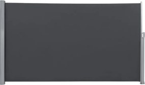 Oldalsó terasznapellenző, belátásgátló, szürke, 280 g/m² 180 x 400 cm
