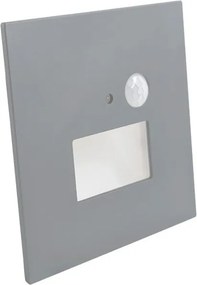 LED lépcsővilágító lámpa mozgásérzékelővel LED/1,5W/230V 3000/4000/6000K ezüst