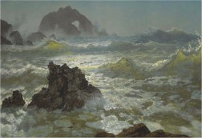 Dekoratív fotótapéta Flizelin a hálószobába Viharos tenger 152x104