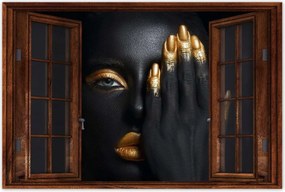 Poszterek 90x60 Arc az arany tenyér alatt