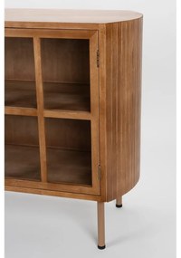 Natúr színű kaucsukfa tálalószekrény 100x80x38 cm Yaz – White Label