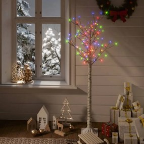 140 LED-es beltéri/kültéri színes fűz karácsonyfa 1,5 m