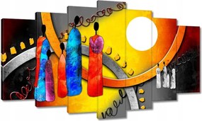 Festmények 140x80 Afrikai család