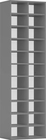Magas polcállvány/cipőtartó, grafit, IGNO