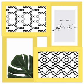 Sárga fali képkeret 27x27 cm – knor