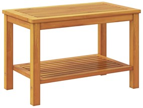 Dohányzóasztal 70x40x45 cm Tömör akácfából