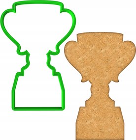 Forma Kekszlyukasztó Sport Labdarúgás Tenisz Kosárlabda Kupa 12cm