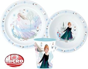 Disney Jégvarázs Royally Cool Karácsonyi kötény és műanyag étkészlet szett