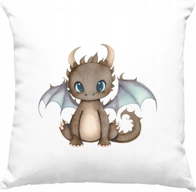 Párna Bájos Sárkány Fantasy Fehér