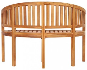 tömör tíkfa banán alakú pad 120 cm