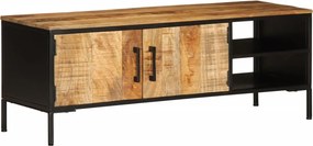 vidaXL tömör nyers mangófa TV-szekrény 110 x 35 x 40 cm
