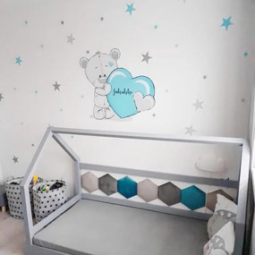 INSPIO Gyerek falmatrica - Kék maci
