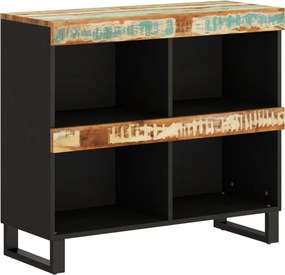 vidaXL tömör újrahasznosított fa tálalószekrény 85 x 33 x 75 cm
