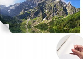 Mosható öntapadós fotótapéta étkezőbe Festői hegyek 250x104 cm